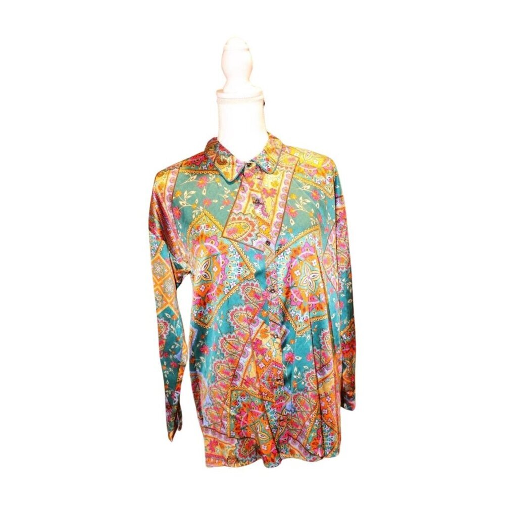 Johnny Was Audrey Blouse, Small (oversized) NWT